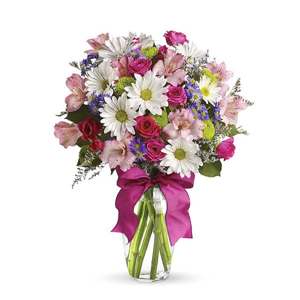  Alanya Çiçek Gönder Vazoda Renkgarenk Çiçekler