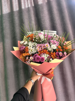  Alanya Çiçek Gönder - Renkli Kasımpatı