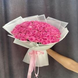  Alanya Çiçek Siparişi 101.Pembe. gül 